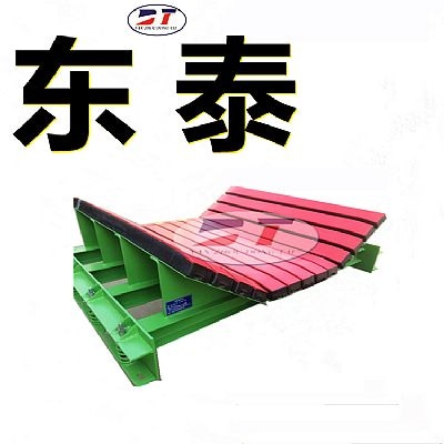 加工定制可調節阻燃槽角式緩沖床 減緩皮帶耐沖擊緩沖床