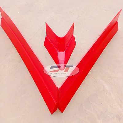 加工定制犁煤器刮刀 直板型單側出料犁式卸料器 卸料犁刀